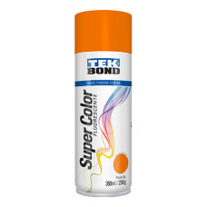 Tinta Spray Tek Bond 350ml/250g - Laranja Fluorescente